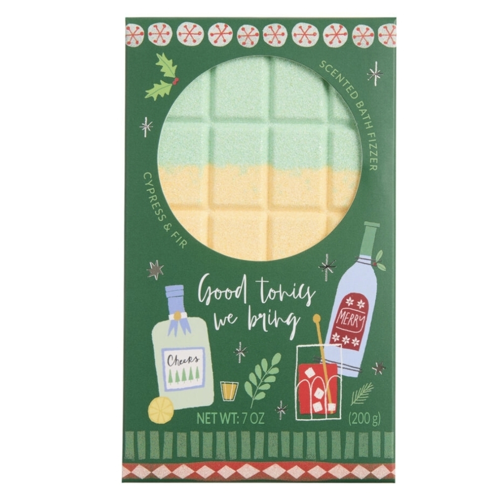 Castelbel Good Tonics Cyprus & Fig Bath Fizzer Bar Bath Soak Fizzy Bath Bomb NWT
